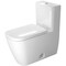 Duravit 1piece Toilet Happy D.2 Df 1, 32/0, 92 Gpf, Siphon Jet, Elong. Wh 2121010001 - alternate 1
